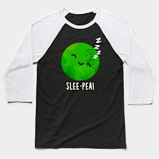 Slee-pea Cute Sleeping Pea Pun Baseball T-Shirt